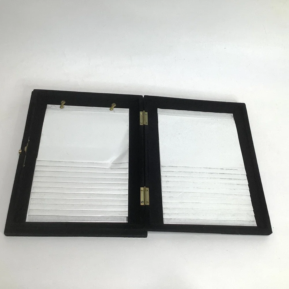 NEW Fetco Solid Brass Beacon Hill Frame Hinged Holds 5 x 7 Photo Box Easel‎